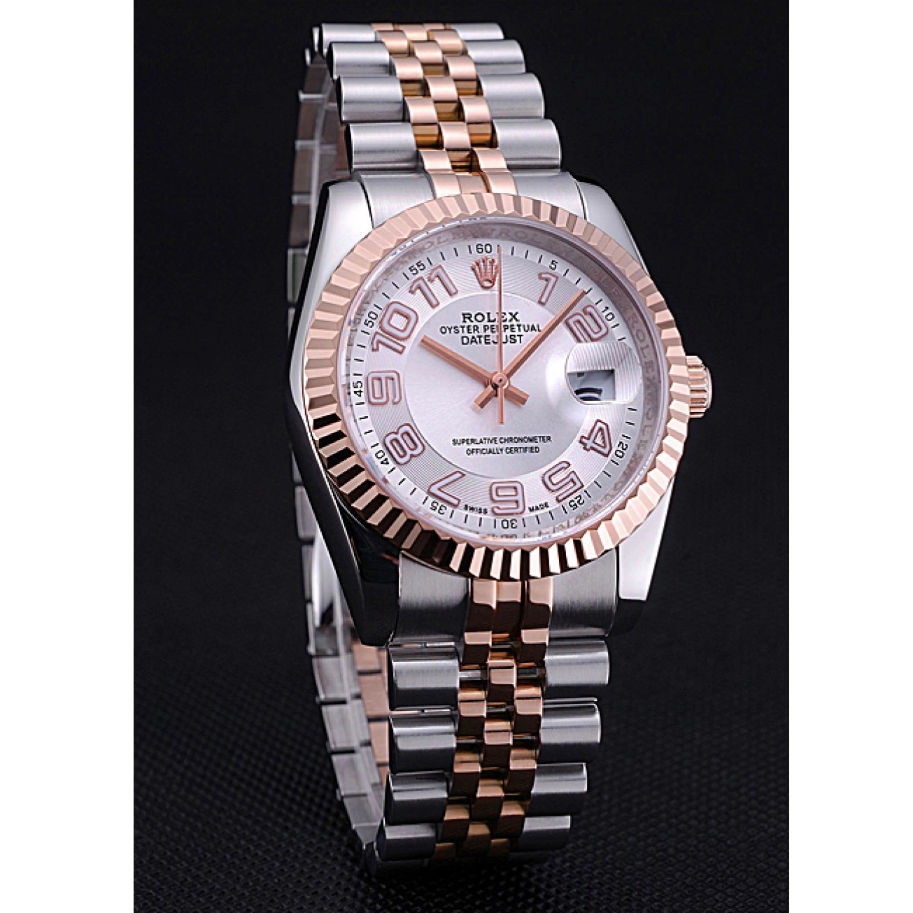 Good copy rolex watches and White DateJust 622544 Rolex Dial Bracelet Stainless Steel Gold 0707